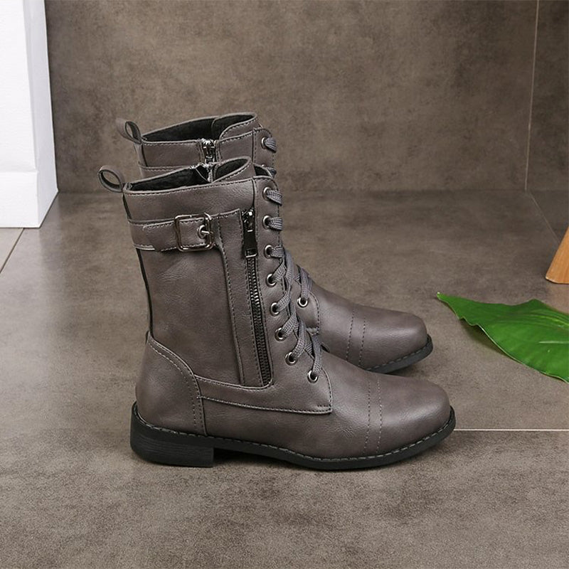 Women's Combat Lace-Up Boots