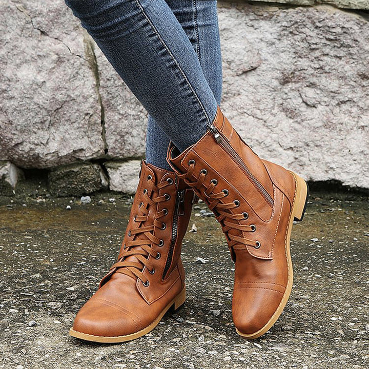 Women's Combat Lace-Up Boots