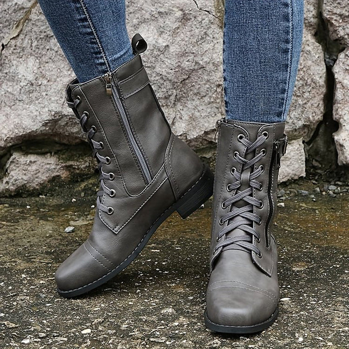 Women's Combat Lace-Up Boots