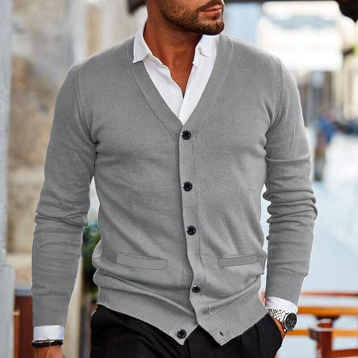 Gilet cardigan décontracté et élégant pour homme
