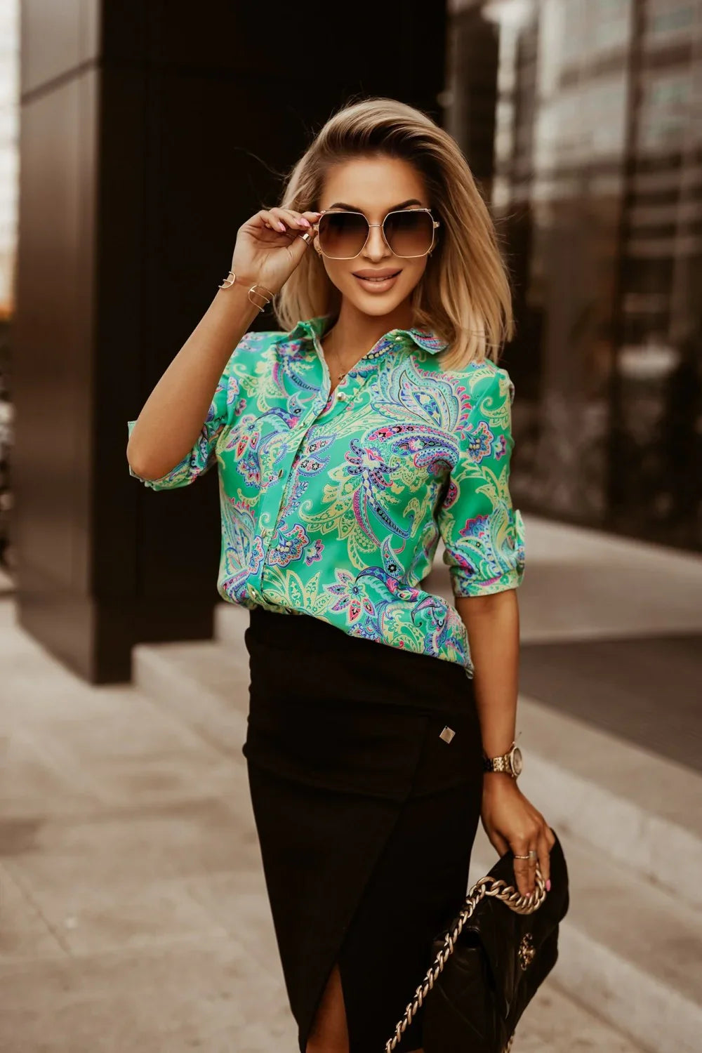 Women's Chic Skirt for Everyday Wear-Metro Lane Plaza