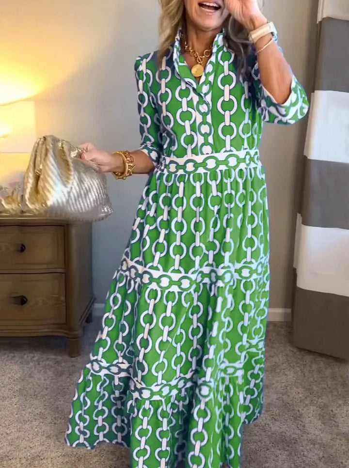 Sue | Women's Belted Maxi Dress-Metro Lane Plaza
