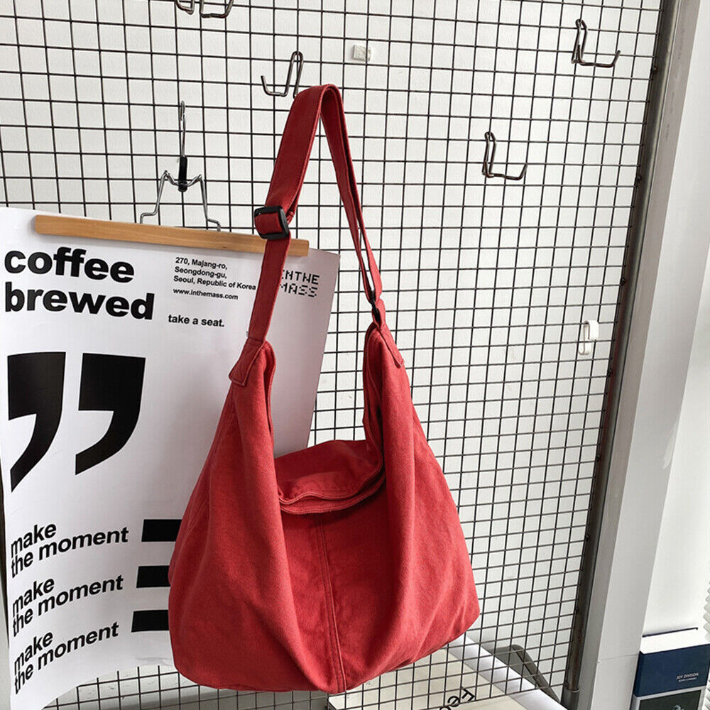Tansie | Women's Oversized Canvas Shoulder Bag, Durable & Casual-Metro Lane Plaza