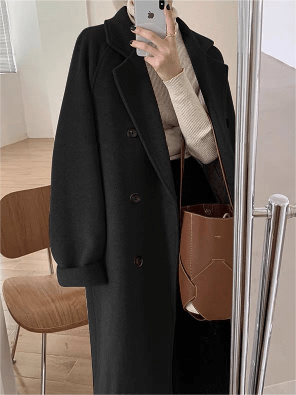 Women's Classic Belted Wool Coat