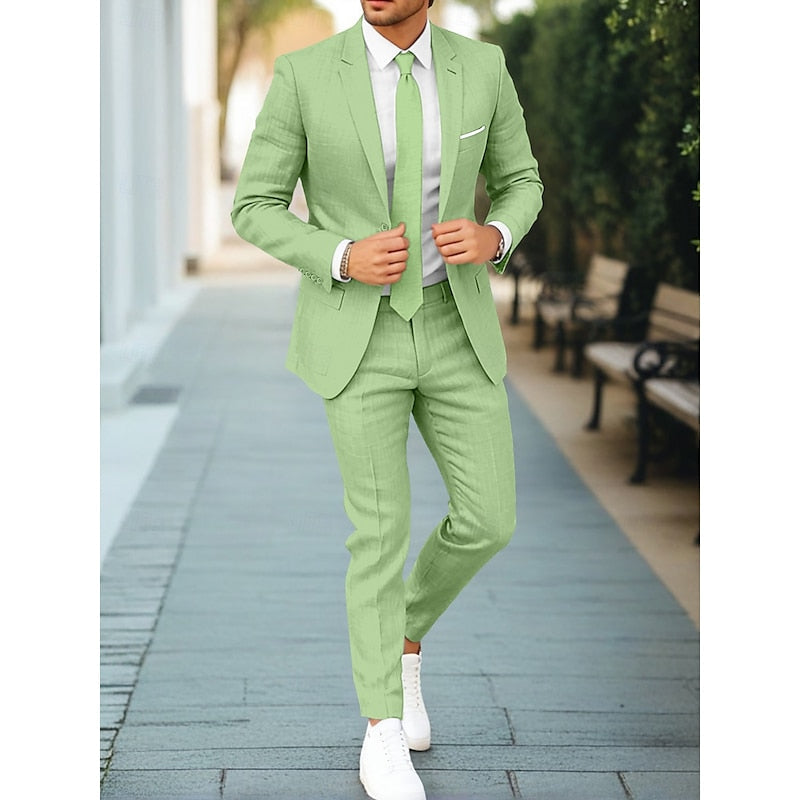 Men's Stylish Casual Two-Piece Suit-Metro Lane Plaza
