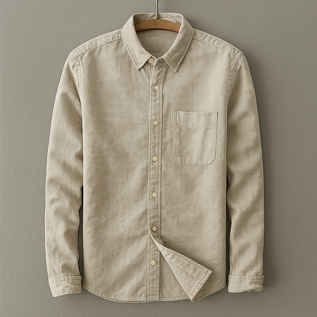 Men's Casual Button-Down Shirt