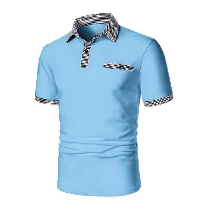 Theodore | Men's Stylish Contrast Collar Polo Shirt