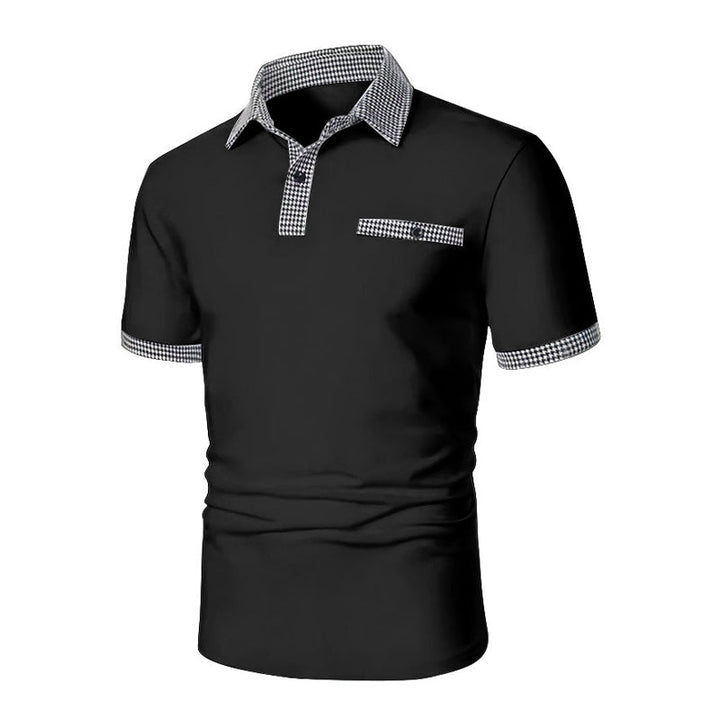 Theodore | Men's Stylish Contrast Collar Polo Shirt