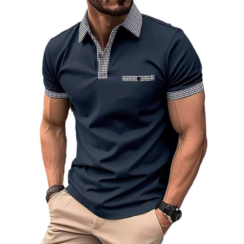 Theodore | Men's Stylish Contrast Collar Polo Shirt