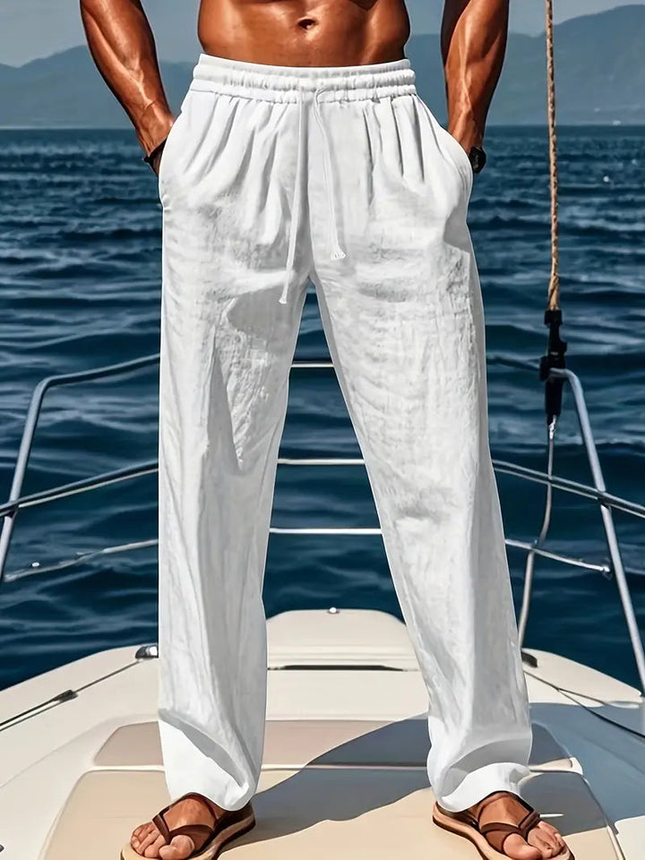 Theodore | Men's Casual Loose Fit Drawstring Pants-Metro Lane Plaza