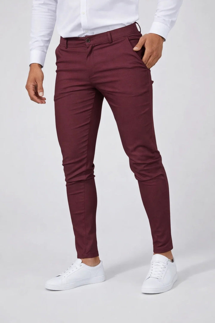 Timothy | Men's Slim Fit Casual Chino Trousers