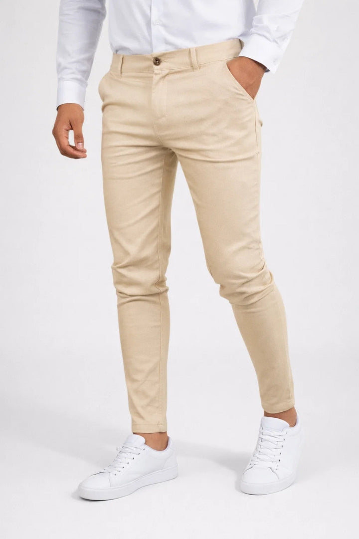 Timothy | Men's Slim Fit Casual Chino Trousers