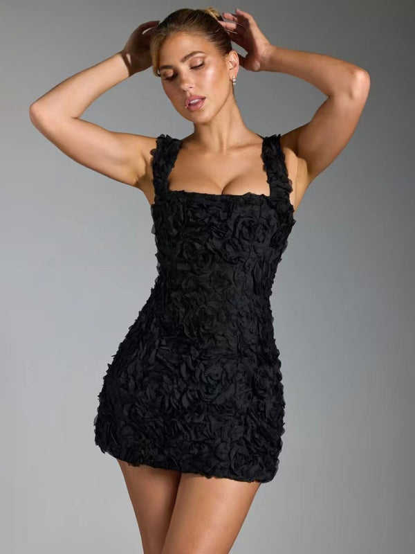Tracy | Women's Sleeveless Bodycon Mini Dress-Metro Lane Plaza