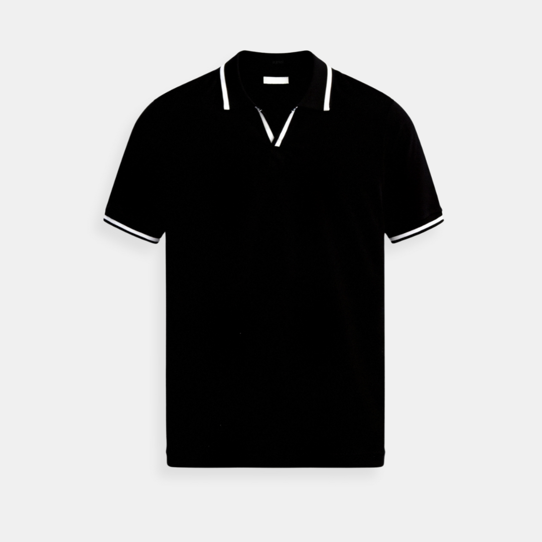 Tyler | Men's Casual Trim Short Sleeve Polo Shirt