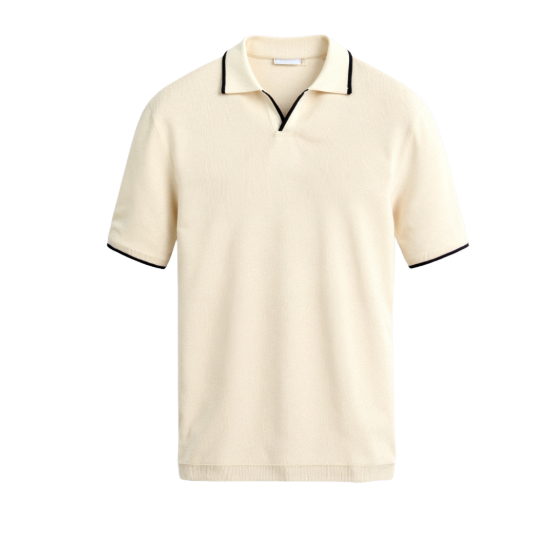 Tyler | Men's Casual Trim Short Sleeve Polo Shirt