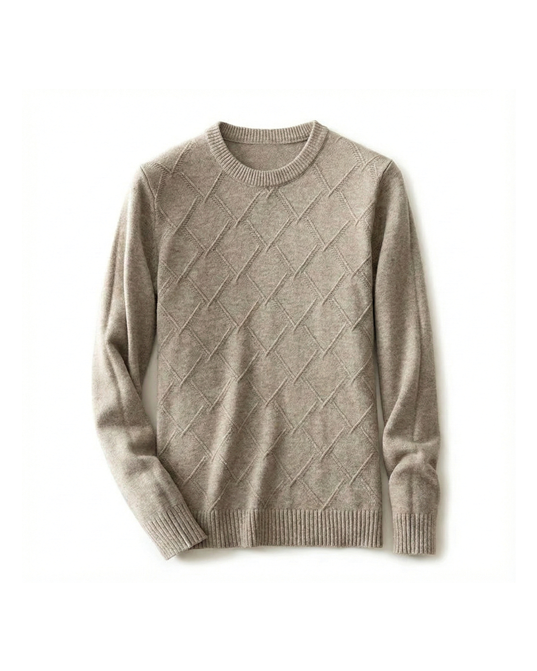 Men's Argyle Cashmere Sweater
