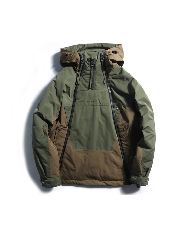 Dicke, wattierte Herrenjacke