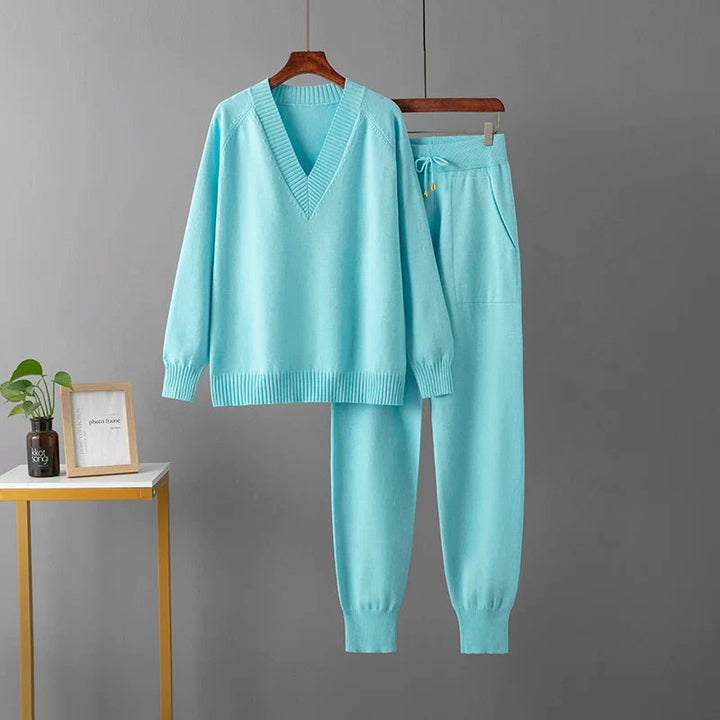 Valina | Women's Luxe Casual Sweater and Pants Set in Comfortable Fit-Metro Lane Plaza
