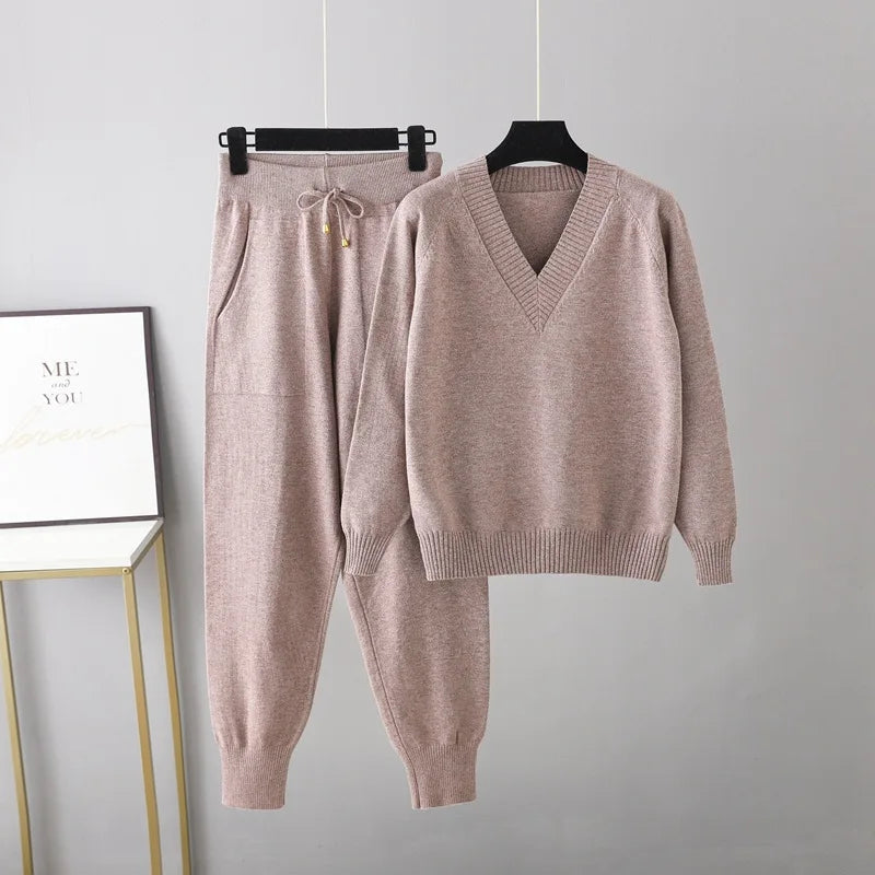 Valina | Women's Luxe Casual Sweater and Pants Set in Comfortable Fit-Metro Lane Plaza