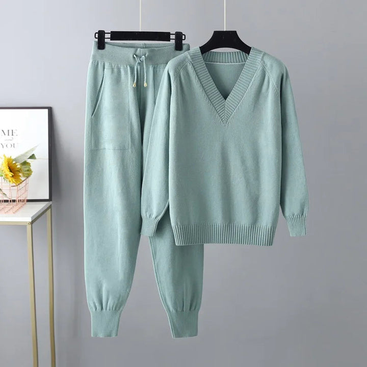Valina | Women's Luxe Casual Sweater and Pants Set in Comfortable Fit-Metro Lane Plaza