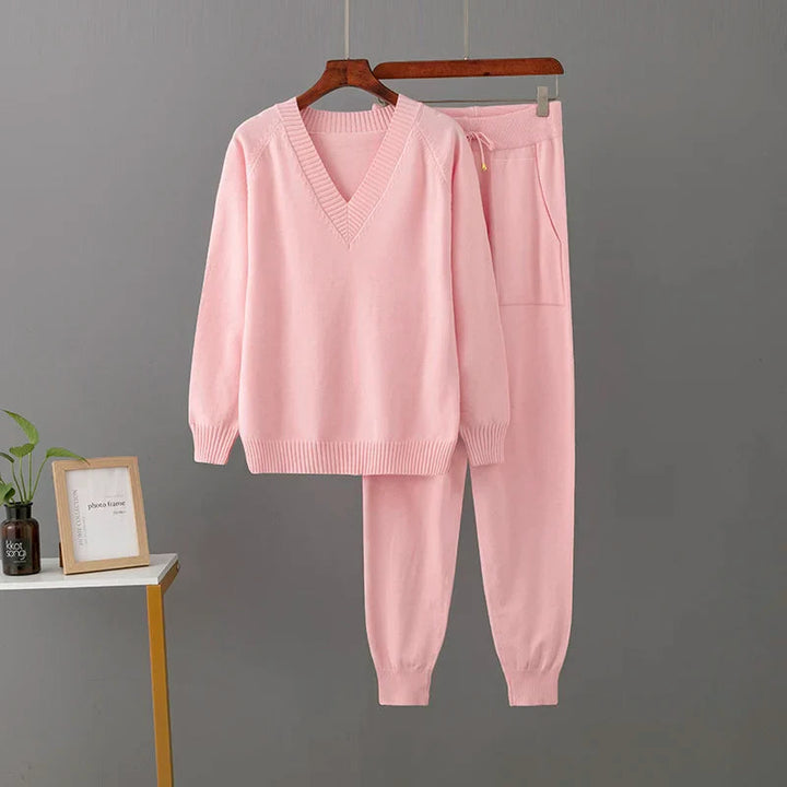 Valina | Women's Luxe Casual Sweater and Pants Set in Comfortable Fit-Metro Lane Plaza