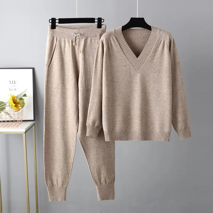 Valina | Women's Luxe Casual Sweater and Pants Set in Comfortable Fit-Metro Lane Plaza