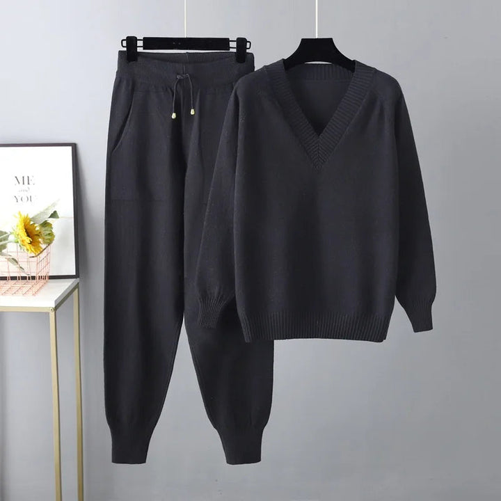 Valina | Women's Luxe Casual Sweater and Pants Set in Comfortable Fit-Metro Lane Plaza