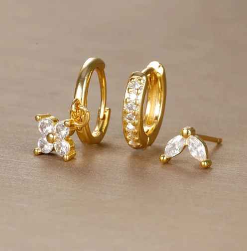 Vida | Women's Refined Earrings Set-Metro Lane Plaza