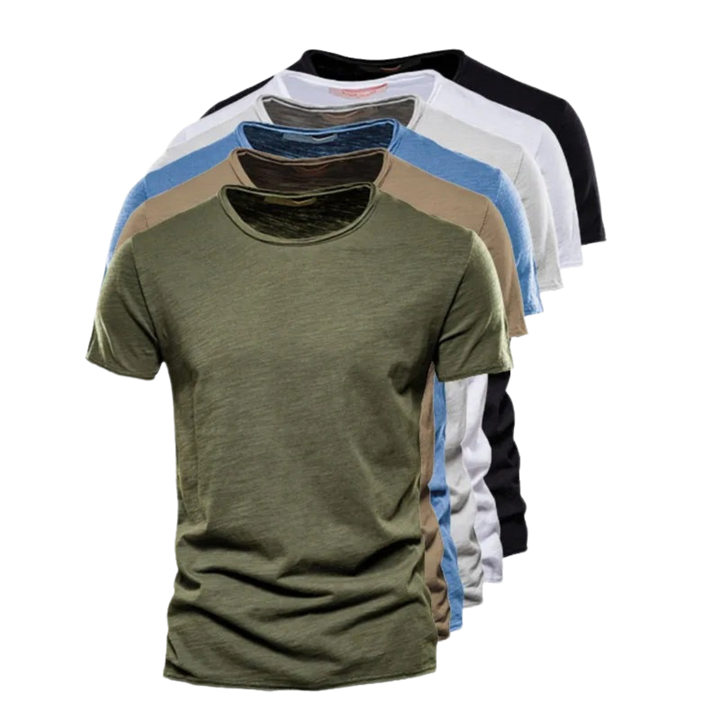 Waylon | Men's Casual Slim Fit T-Shirt-Metro Lane Plaza