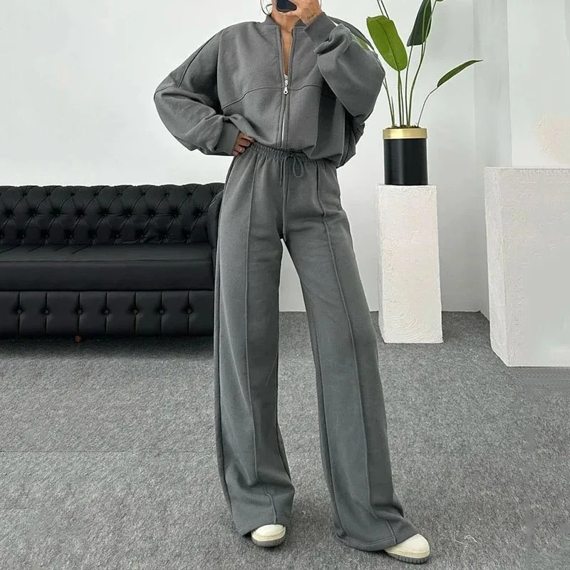Sophia | Women's Comfortable Lounge-Style Tracksuit for Casual Days-Metro Lane Plaza