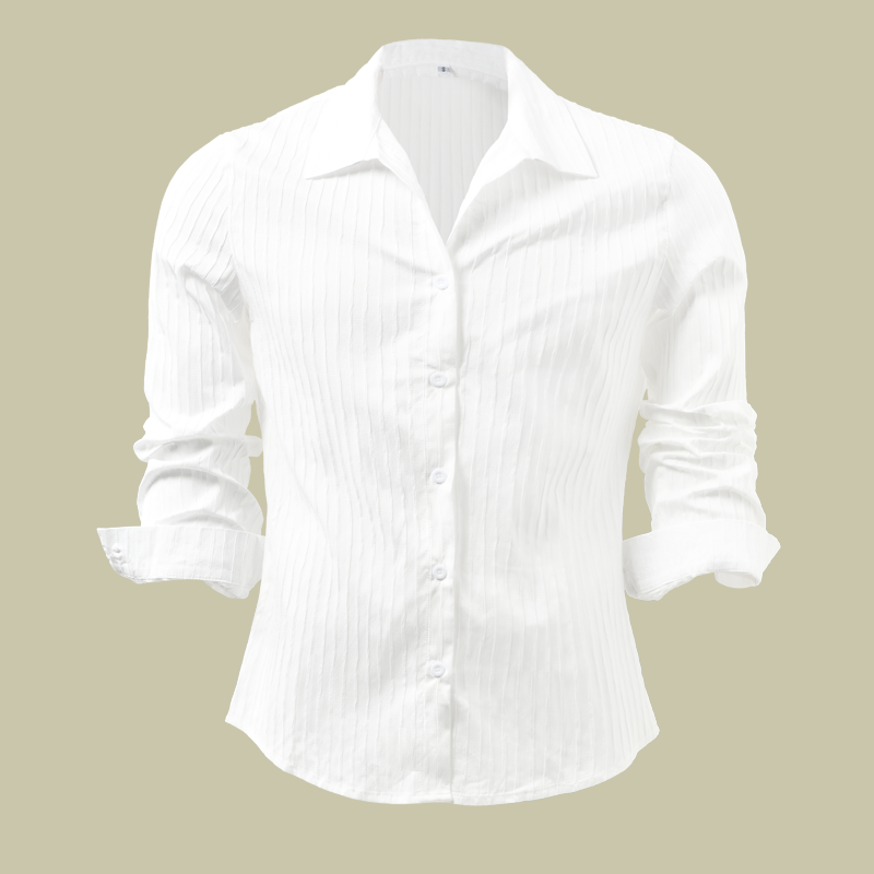 Men's Slim Fit Button-Down Dress Shirt