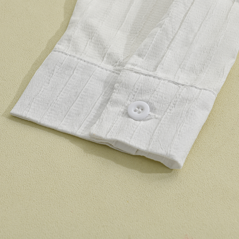 Men's Slim Fit Button-Down Dress Shirt