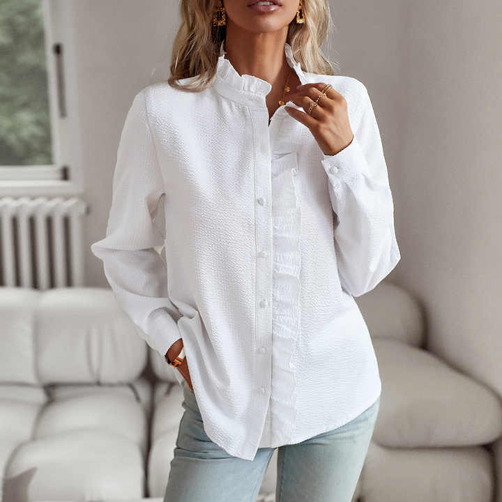 Agnete | Women's Elegant Blouse-Metro Lane Plaza