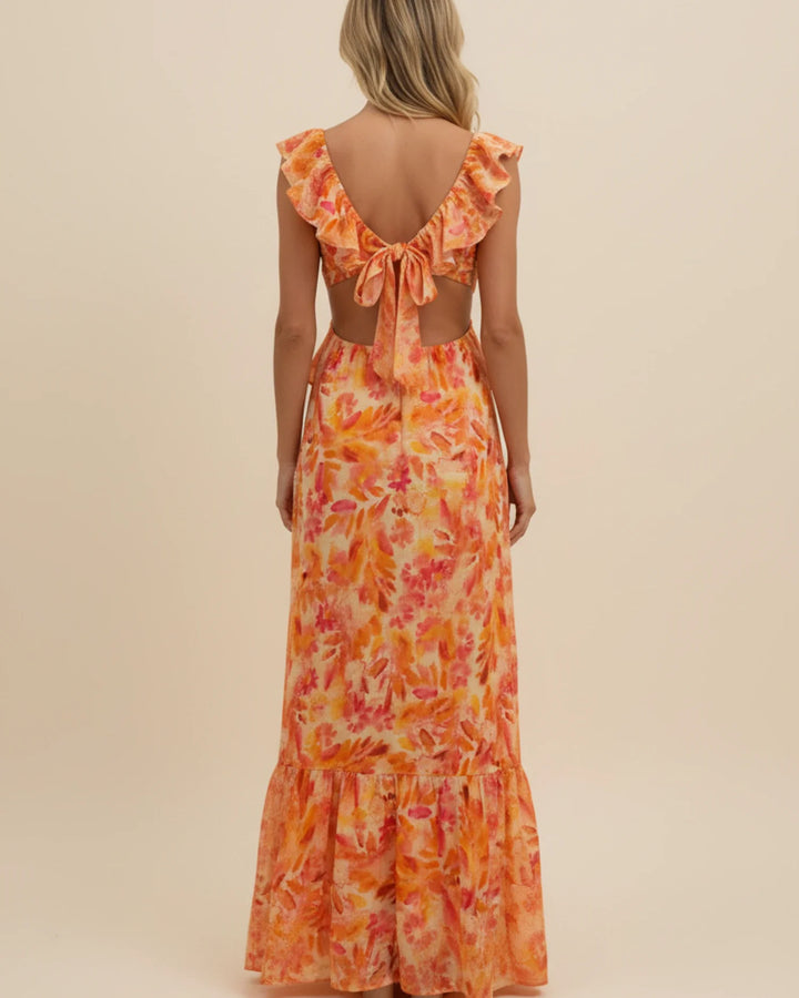 Floral Maxi Dress for Women | Elegant Summer Style-Metro Lane Plaza