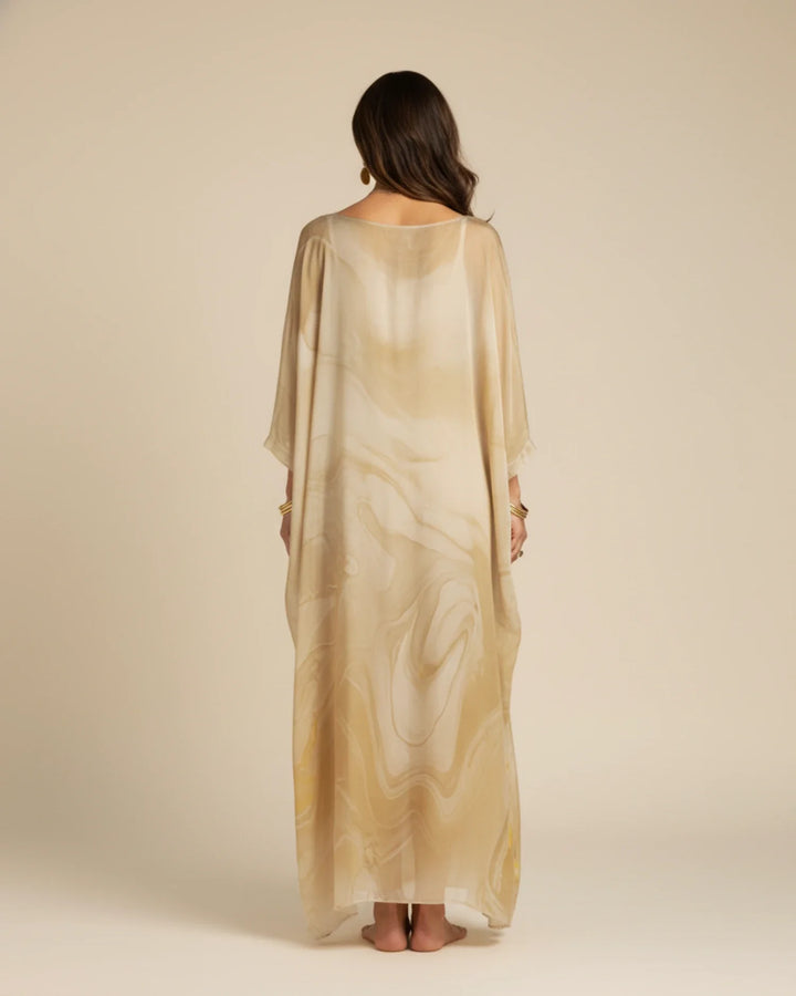 Elegant Women's Long Sleeve Maxi Dress for Any Occasion-Metro Lane Plaza