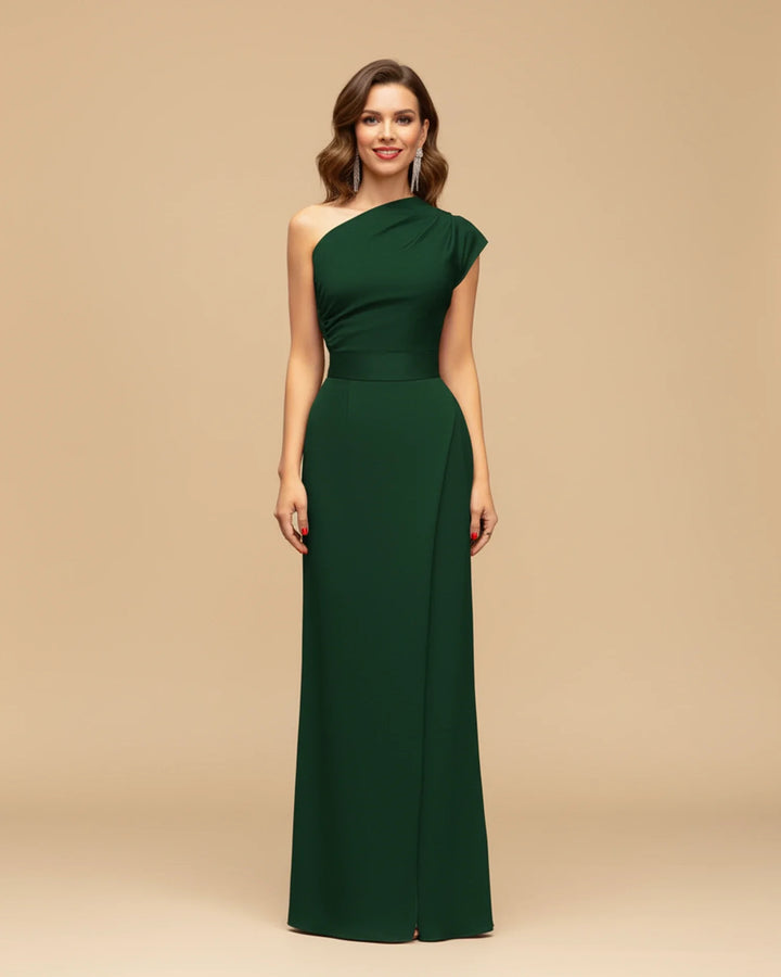 Elegant Women's Slit Wrap Maxi Dress for Stylish Occasions-Metro Lane Plaza