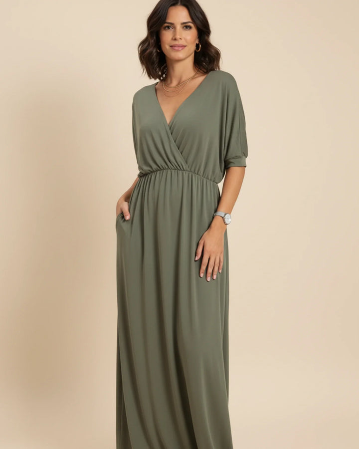 Sophia | Women's Maxi Dress with Pockets for Comfort and Style-Metro Lane Plaza