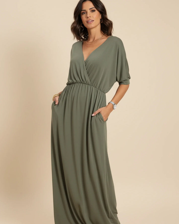 Sophia | Women's Maxi Dress with Pockets for Comfort and Style-Metro Lane Plaza