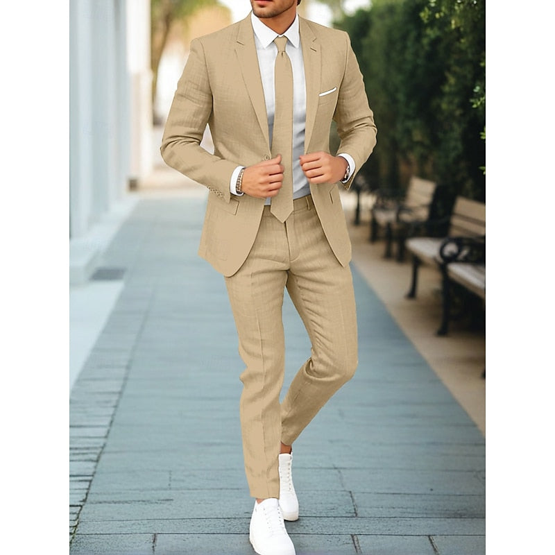 Men's Stylish Casual Two-Piece Suit-Metro Lane Plaza