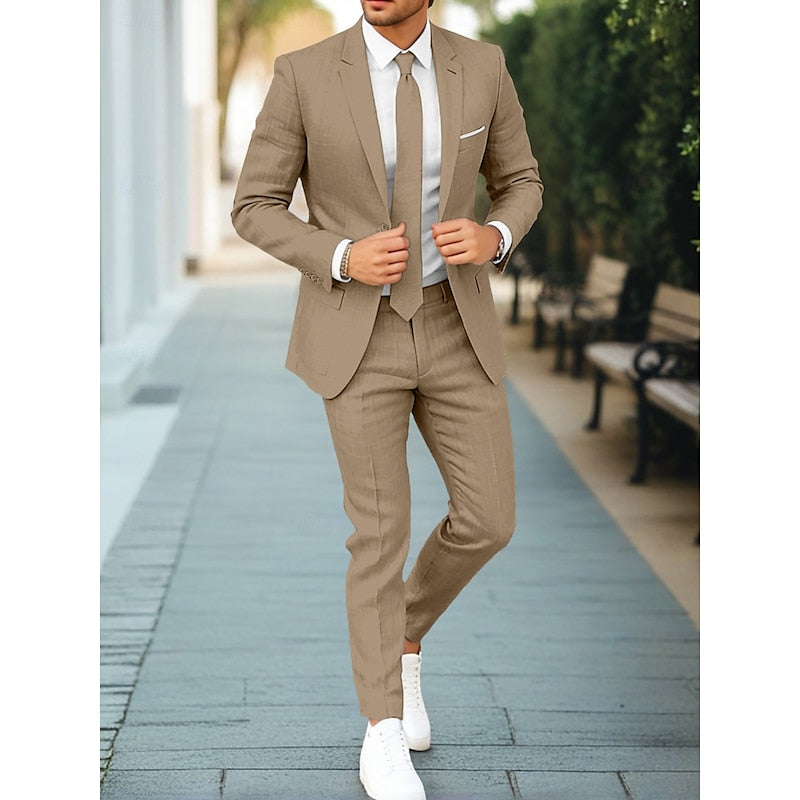 Men's Stylish Casual Two-Piece Suit-Metro Lane Plaza