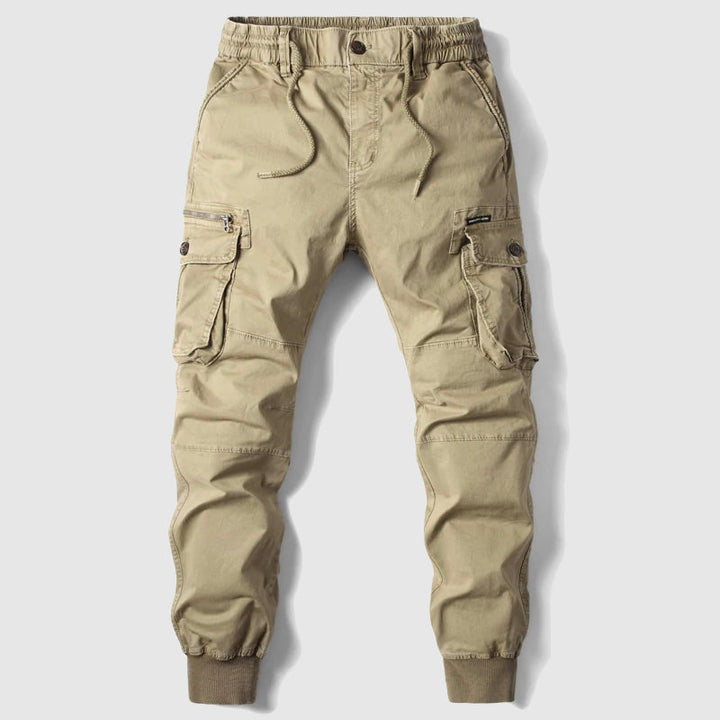 Zachary | Men's Slim-Fit Cargo Jogger Trousers-Metro Lane Plaza