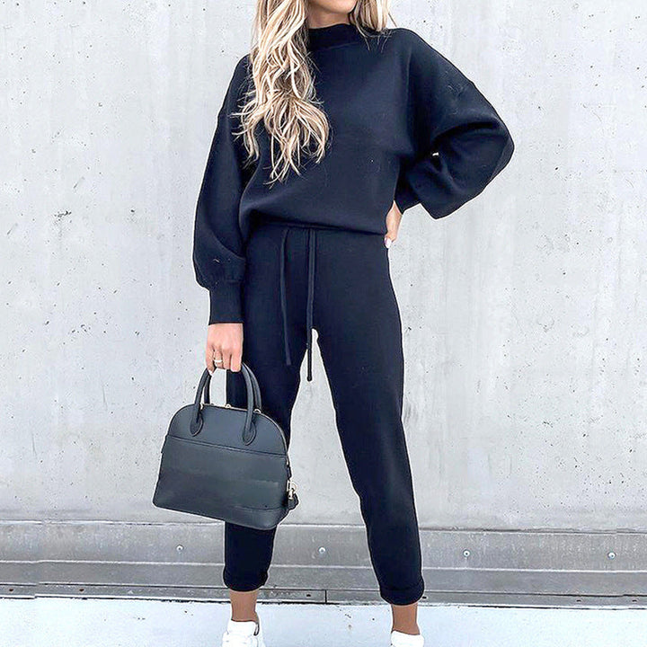 Women's Cozy Autumn Loungewear Set-Metro Lane Plaza