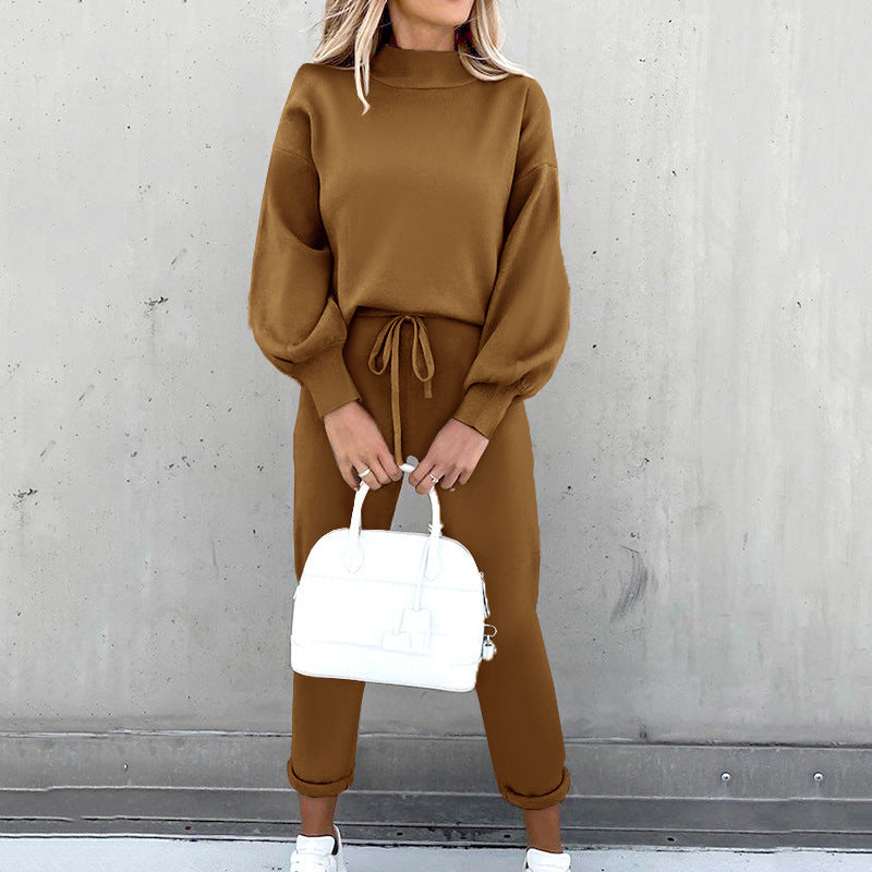 Women's Cozy Autumn Loungewear Set-Metro Lane Plaza