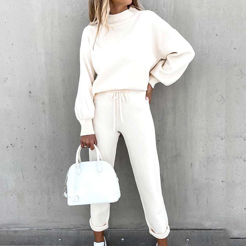 Emily | Women's Relaxed Fit Loungewear Set - Soft 2-Piece Outfit-Metro Lane Plaza
