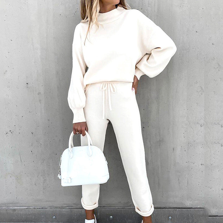 Emily | Women's Relaxed Fit Loungewear Set - Soft 2-Piece Outfit-Metro Lane Plaza