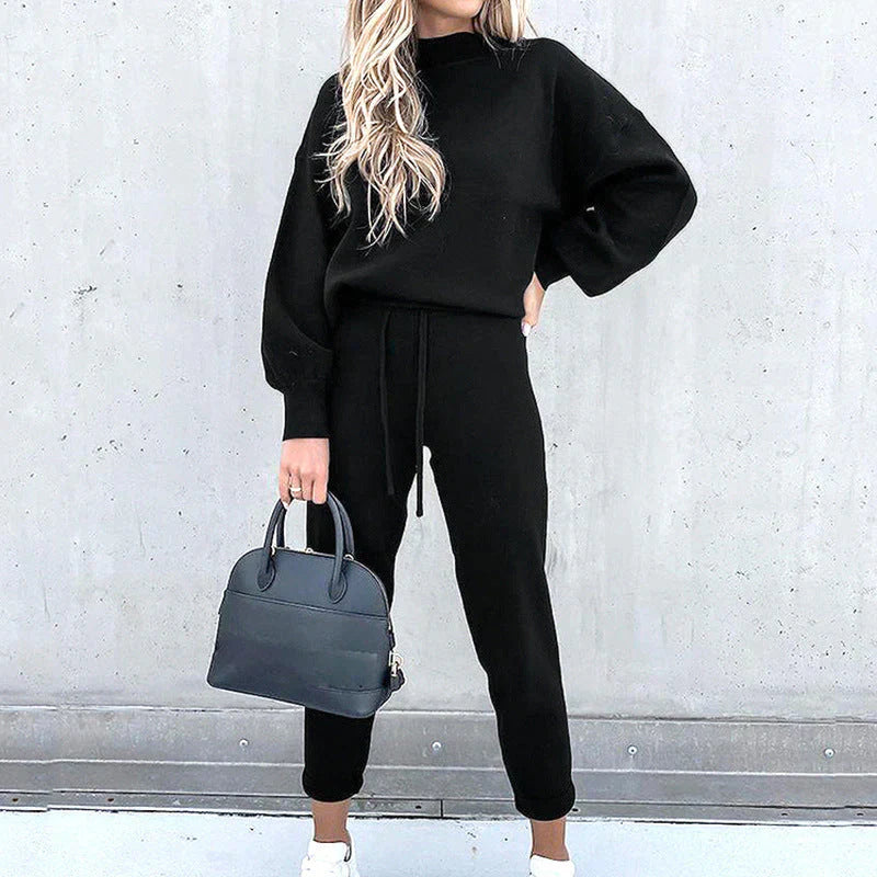 Heleen | Women's Comfortable High Waist Loungewear Set-Metro Lane Plaza