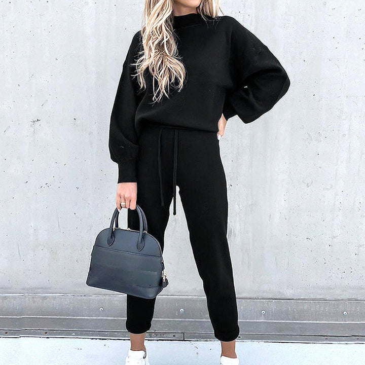 Women's Cozy Autumn Loungewear Set-Metro Lane Plaza