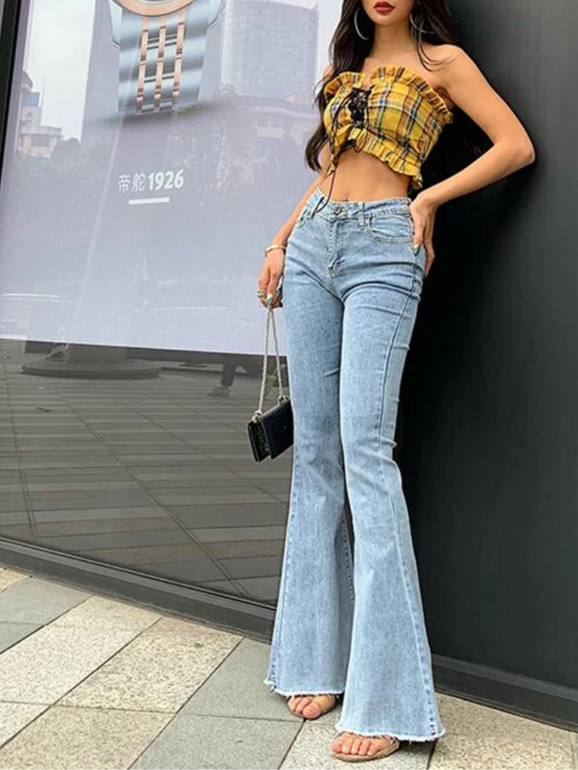 Slim Fit High Waist Pants for Women-Metro Lane Plaza