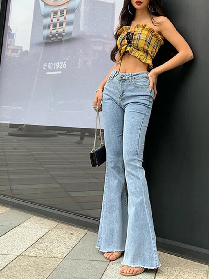 Slim Fit High Waist Pants for Women-Metro Lane Plaza